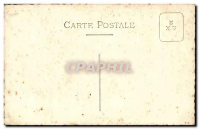 Soldado em uniforme — retrato de estúdio — Carte Postale — Verso