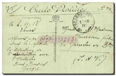 PARIS — La Stazione del Nord — LL. — n° 226 — Verso
