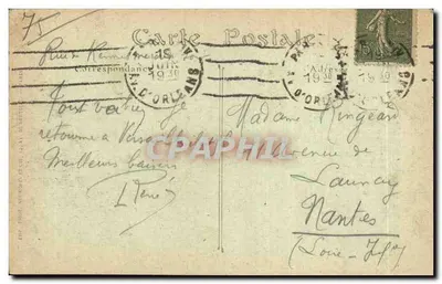 PARIS — Das Palais de la Bourse — ND Fotografie n°644 — Rückseite