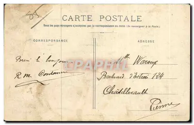Les Sables-d'Olonne - Westkant van de Strand aan de tijd van de Baden — Collectie Lachen Aminaud, Les Sables-d'Olonne - N° 1898 - Uitgave van de Gelukkige Plaquettes — Achterkant