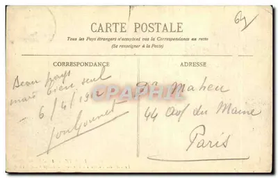 Port rybacki - Widok na Attalaye - Biarritz - Côte d'Argent — Rewers