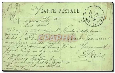El Observatorio del Puy de Dôme — LL. — AUVERGNE — Reverso