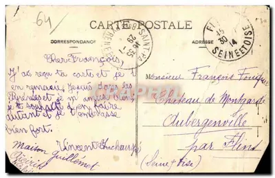 Typy baskijskie - Na grzbiecie osła — Marcel Delboy, fototypia, Bordeaux — n°17 — Rewers
