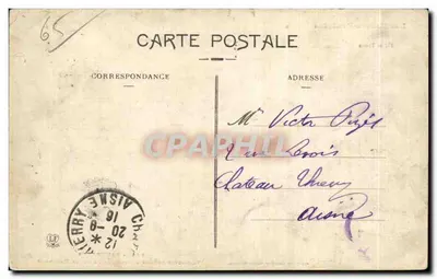 Cauterets — Du khách đứng trước Khách sạn của Nữ hoàng Hortense — Ảnh chụp bằng phương pháp Phototypie Lassouche, Toulouse, số 114 — Mặt sau