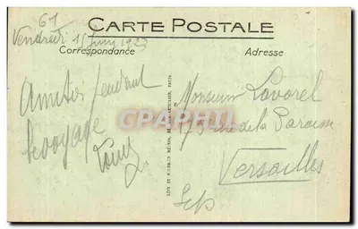 Bagnoles-de-l'Orne — La Terrasse du Casino — LL. — Verso