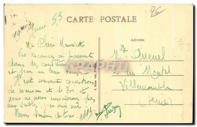 Tancarville (Seine-Inf.) — Wjazd do Zamku — wydawca Tancarville, nr 1467 — Rewers