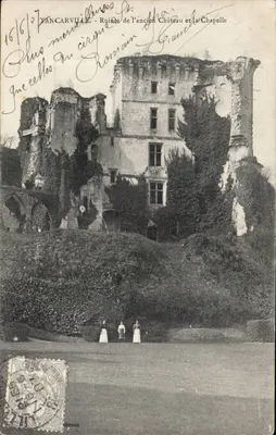 Pancarville — Ruínas do antigo Castelo e da Capela — editor Bonne, n° 16/61