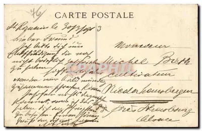Tancarville (Seine-Inférieure) — Visão tirada nas Ruínas da Capela — E. Meller, Harfleur — Verso
