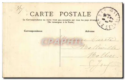 Tancarville — otoczenie Lillebonne, Wieża Coquesart — Wydawca Tancarville, nr 385 — Rewers
