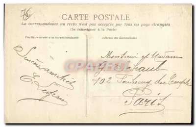 Le Havre - A floresta de Montjean. O lago — Coleção AD — Verso