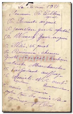 Grupa żołnierzy — 169 au jus ! — Karta pocztowa wojskowa — Rewers