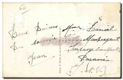 Beauvais - Beeld van Jeanne-Hachette — uitgever Harmignies, n° 41 — Achterkant