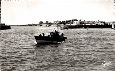 Chegada de um barco de pesca em Croix-de-Vie — Éditions Gaby, n°18