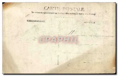 Nhóm binh sĩ Pháp với xe đạp — nhà xuất bản không xác định — Mặt sau