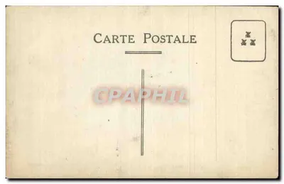 Żołnierz w mundurze — portret studium — Karta pocztowa — Rewers