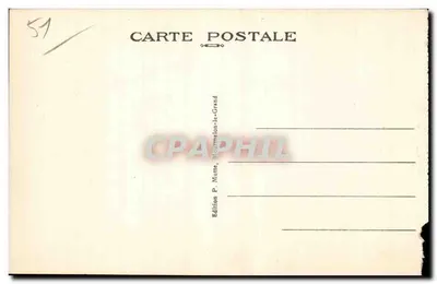 Mourmelon-le-Grand — Campo de Châlons, Setor A lado Leste — Edição P. Mutte — Verso