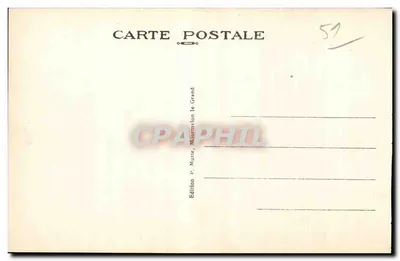 Camp w CHALONS — Artyleria podczas manewrów — Wydawnictwo P. Mure, Maximilien le Grand — Rewers