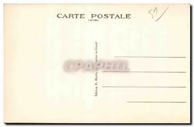 Mourmelon-le-Grand — Camp de Chalons — Quartéis e pavilhão dos Oficiais — Edição P. Mutte — Verso