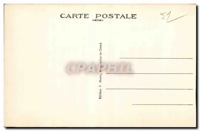 Camp de CHALONS — Um tanque Mark cinco n°9646 — Edição P. Mutte, Miremont-le-Grand — Verso