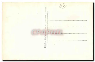 Peira-Cava, alt. 1500 m. — Pod śniegiem — Wydawnictwo Dhellerin, St-Martin-Vésuble — Rewers