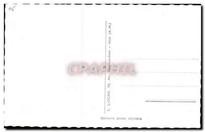 Cros-de-Cagnes — Widok nocny — na Cros i autostradzie nad morzem — L. LARCAN, 98, Av. Saint-Lambert, Nice — Rewers