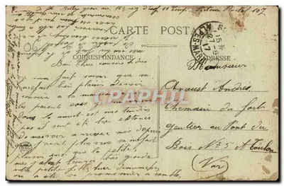 Sospel (A.M.) — Vista geral e o Forte do Barbonnnet — Verso