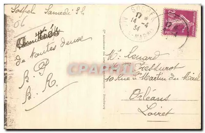 Sospel - Ponte Velha sobre a Bévera — editor anônimo, n° 67 — Verso