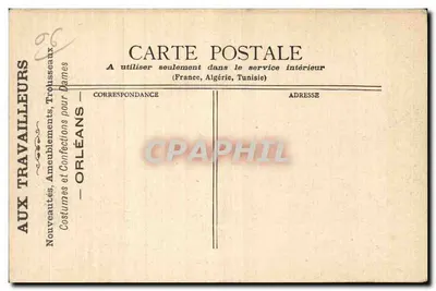 Côte d'Azur - CANNES — vista do porto com cais e barco — editor STAËRCHER ET VARIC — Verso