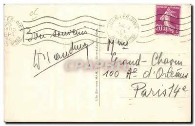 Juan-les-Pins — A Pinada e a Praia — Les Éditions Sainte-Agathe — Verso