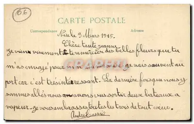 Côte d'Azur - Nice — Le Port — Wydawca anonimowy, nr 840 — Rewers