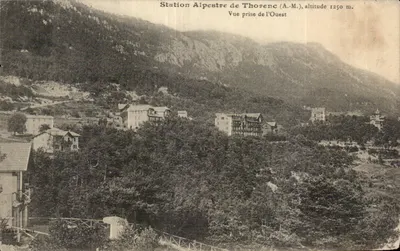 Estação Alpestre de Thorenç (A.-M.) — Vista tirada do Oeste — editor Obiché Hubert