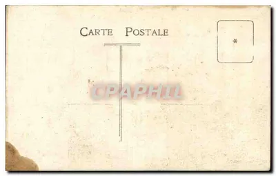 Soldado y mujer — al aire libre — Tarjeta postal — Reverso