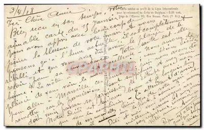 Sua Majestade o Rei Albert e a Rainha Elisabeth da Bélgica — Perto de Furnes. D'après l'Illustration. Simont. N° 178 — Verso