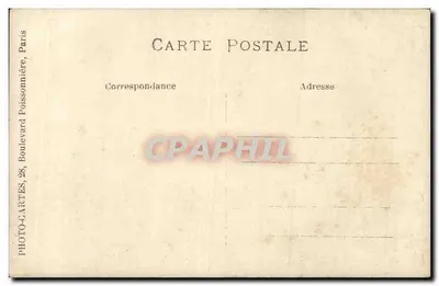 Żołnierz w mundurze — studio fotograficzne — Photo-Cartes, Paryż — Rewers