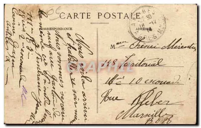 Antibes — Aleja Kapitana — Wydawca: C. P. S. Antibes — Rewers