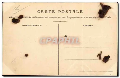 CANNES — O Embarcadouro e o Monte Chevalier — Soly Phot Lyon, n° 908 — Verso