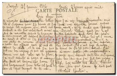 Sospel - Vieilles Maisons - La Bévéra — D'Erville, phot — Verso