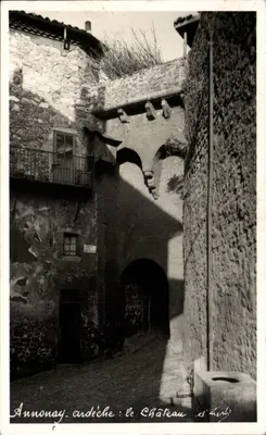 Annonay, Ardèche : O Castelo d'Herb