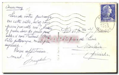 Annonay, Ardèche : O Castelo d'Herb — Verso