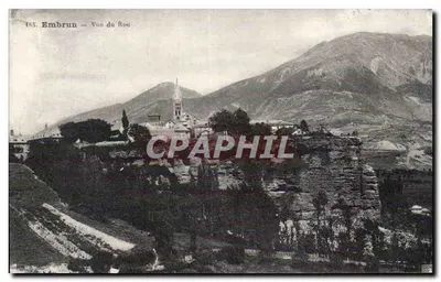 Embrun — Widok z Roc — Lib. Pap. Léger, Embrun