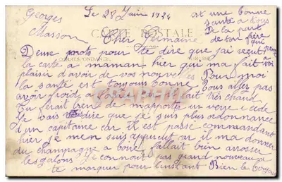 Soldati in uniforme — gruppo davanti a una cucina — cartolina postale datata 1931 — Verso