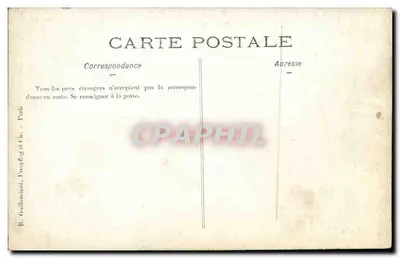 Geleneksel giyimli erkekler grubu — fotoğraf atölyesi — R. Gallienirot, Presflieg & Cie, Paris — Arka yüz