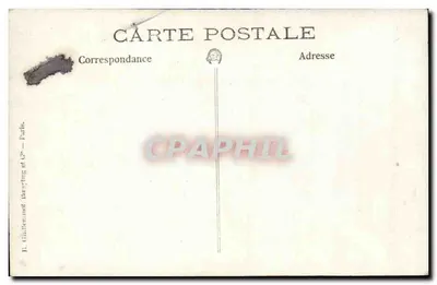 Soldado em uniforme — estúdio — B. Güttermanot, Paris — Verso
