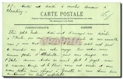 Briançon e seus Fortes — LL. — n° 58 — Verso