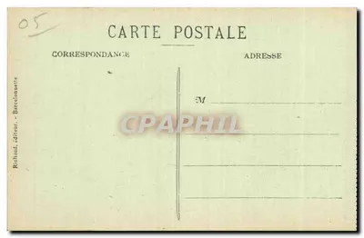 Le Lauzet und der See (Höhe 900 m.) — Allgemeine Ansicht — Richard, Verlag, Barcelonnette — Rückseite