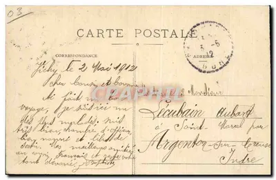 Vichy - źródło Chomel — wydawca MTLE n°156 — Rewers