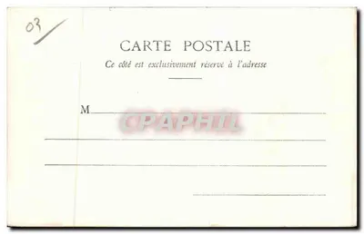 Zamek Issaids — widok zamku — Pani Laurent, w Moulins — Rewers