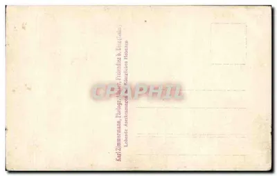 Żołnierz w mundurze — pose przed murkiem z cegły — Karl Zimmermann, Ditz / Lohr (Höchst) — Rewers