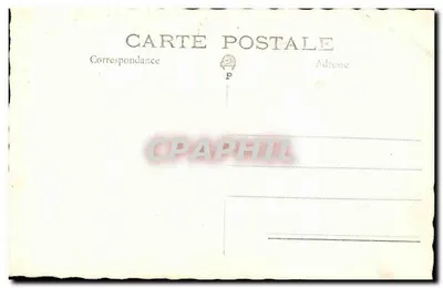 Oficial em uniforme — condecorações — Carta postal — Verso