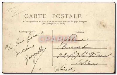 Vichy — A Restauração — Allier — 20 — editor T.E. — Verso
